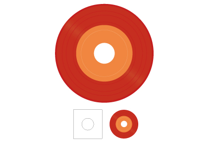 7inch レコード(カラー)
